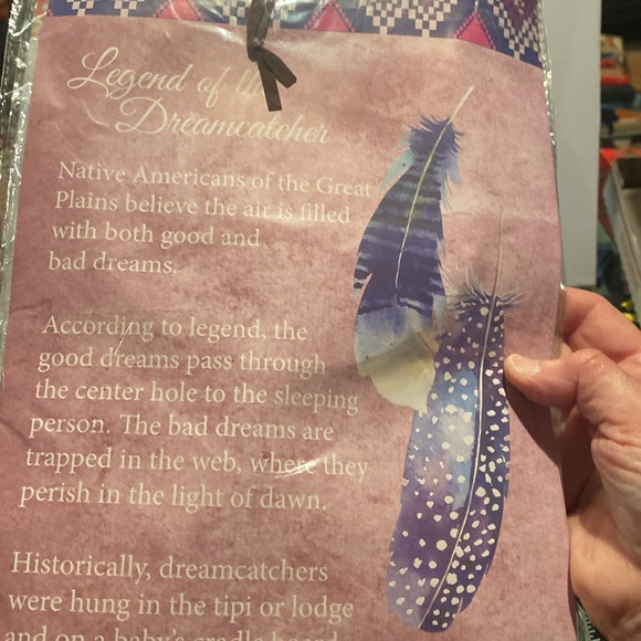 NIP Set of 3 Large Lakota (Sioux) Indian Dream Catchers - Picture 6 of 6